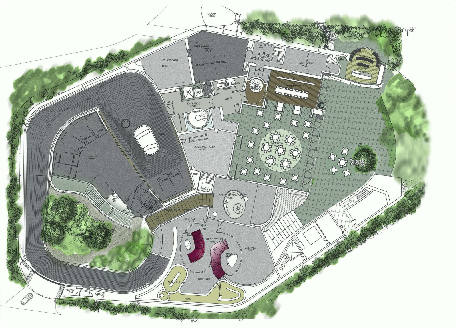 Basement - YTL Residence © Jouin Manku