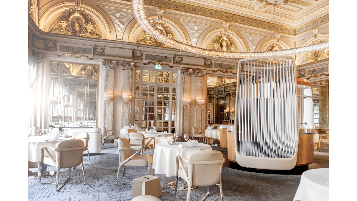 Louis XV, Alain Ducasse at L'Hôtel de Paris by Jouin Manku
