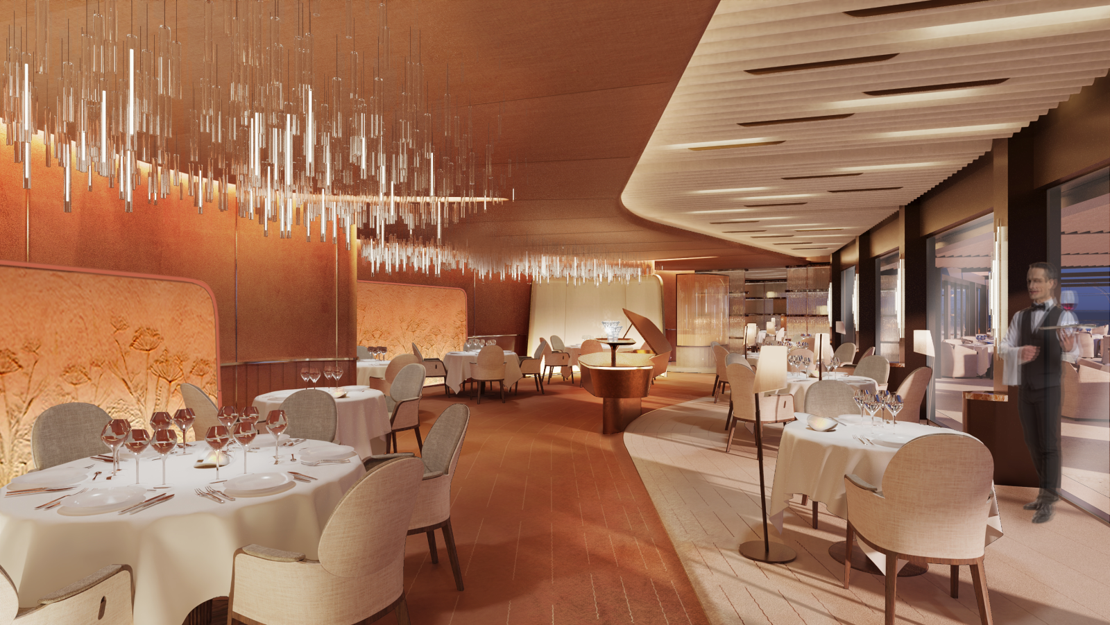 La Pergola, Rome Cavalieri Waldorf Astoria & Chef Heinz Beck, Studio Jouin Manku