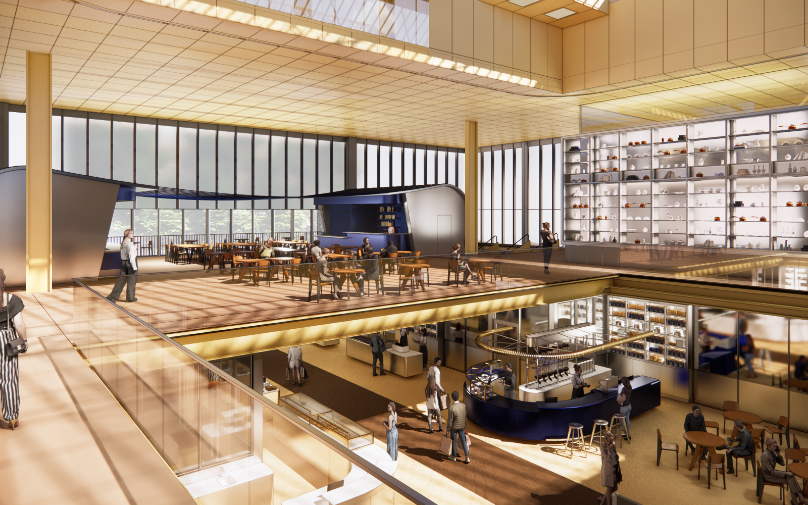 Perspectives - Maison du Peuple © Studio Jouin Manku