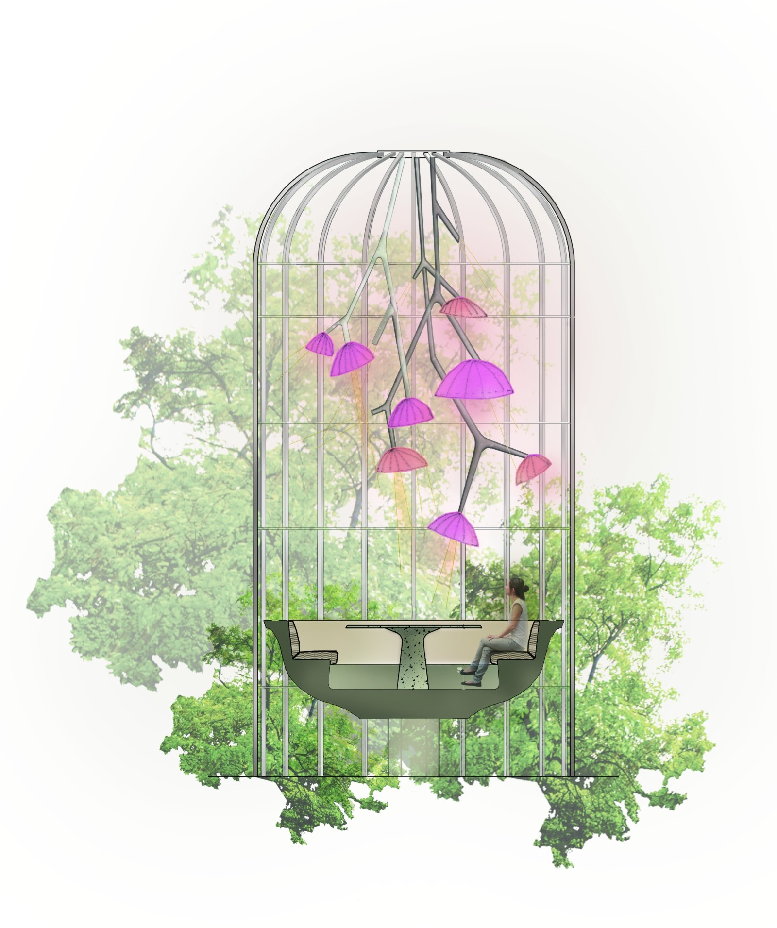 Le jardin - Mandarin Oriental Paris - Jouin Manku