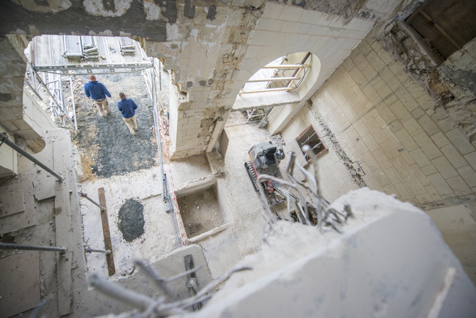 Abbaye de Fontevraud - Chantier © David Darrault