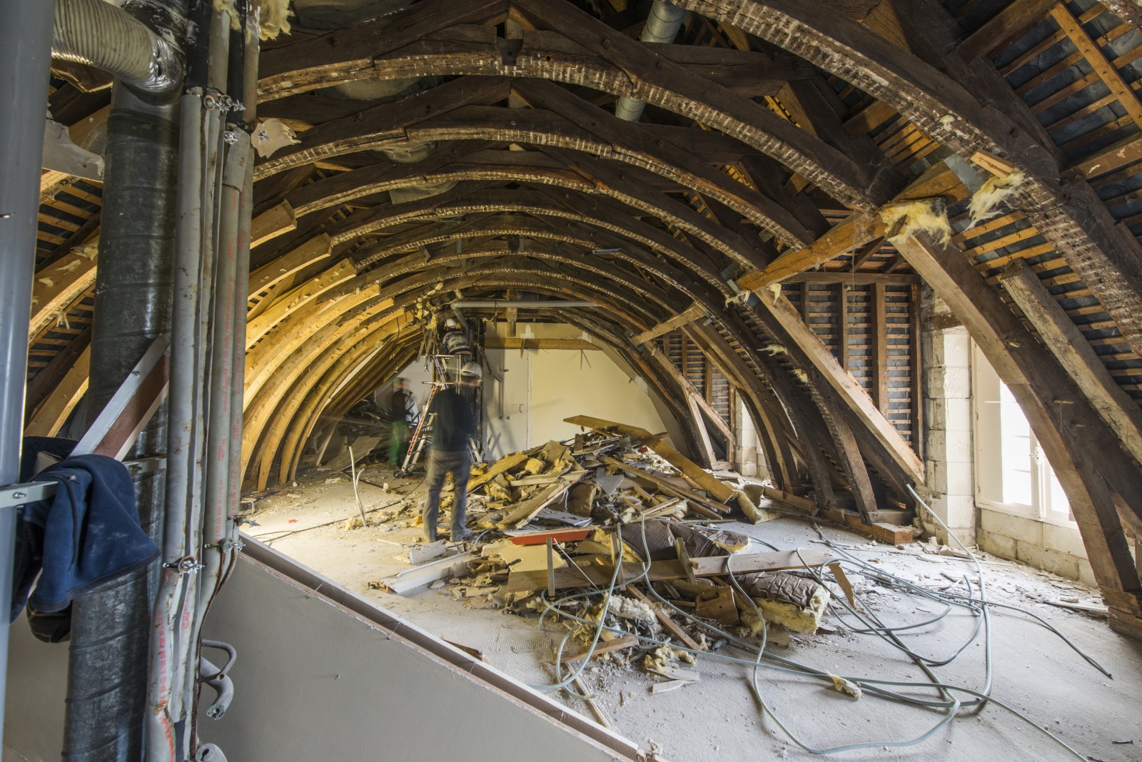 Abbaye de Fontevraud - Chantier © David Darrault