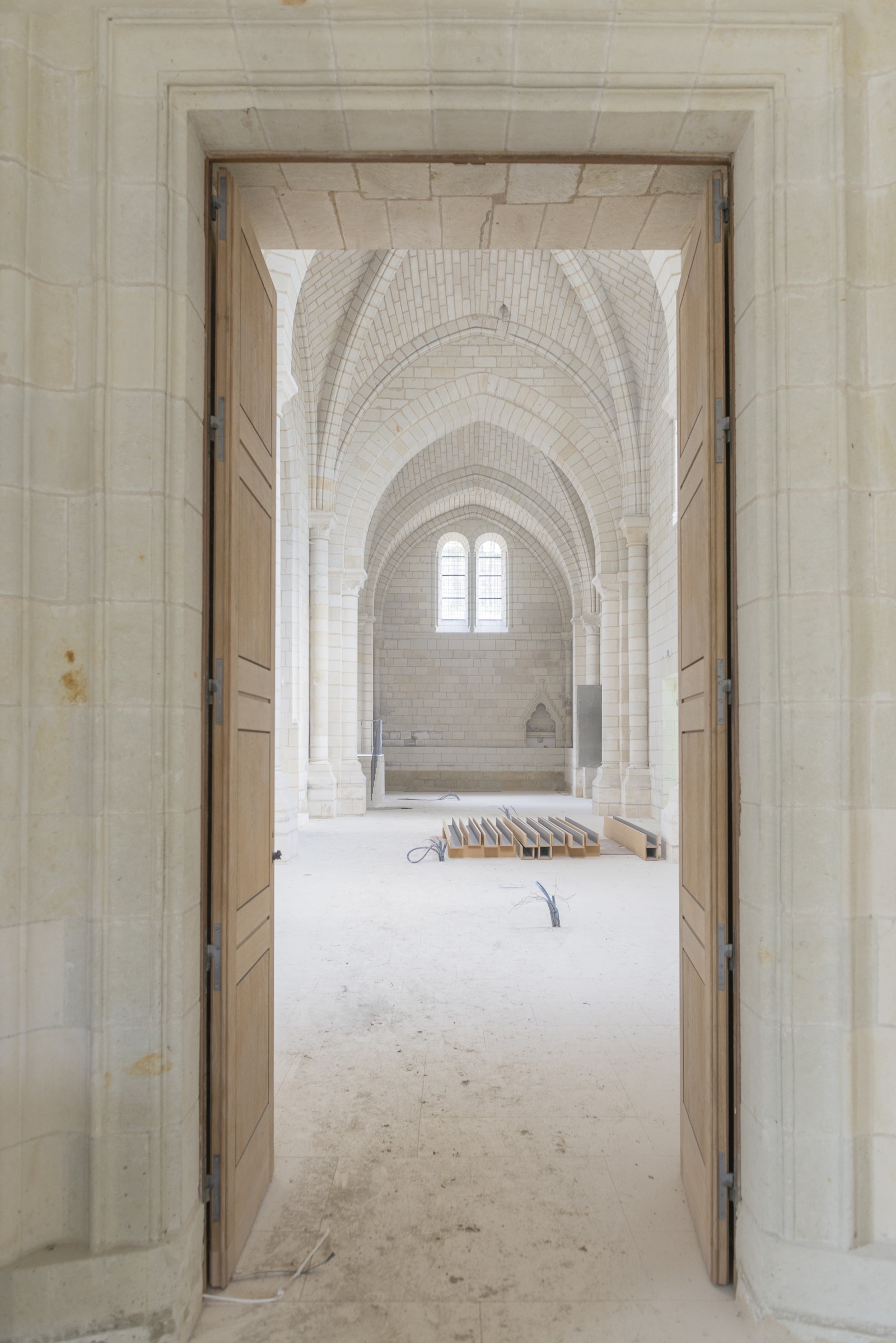Abbaye de Fontevraud - Chantier © David Darrault
