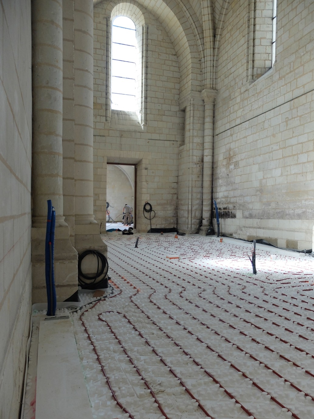 Abbaye de Fontevraud - Chantier © David Darrault