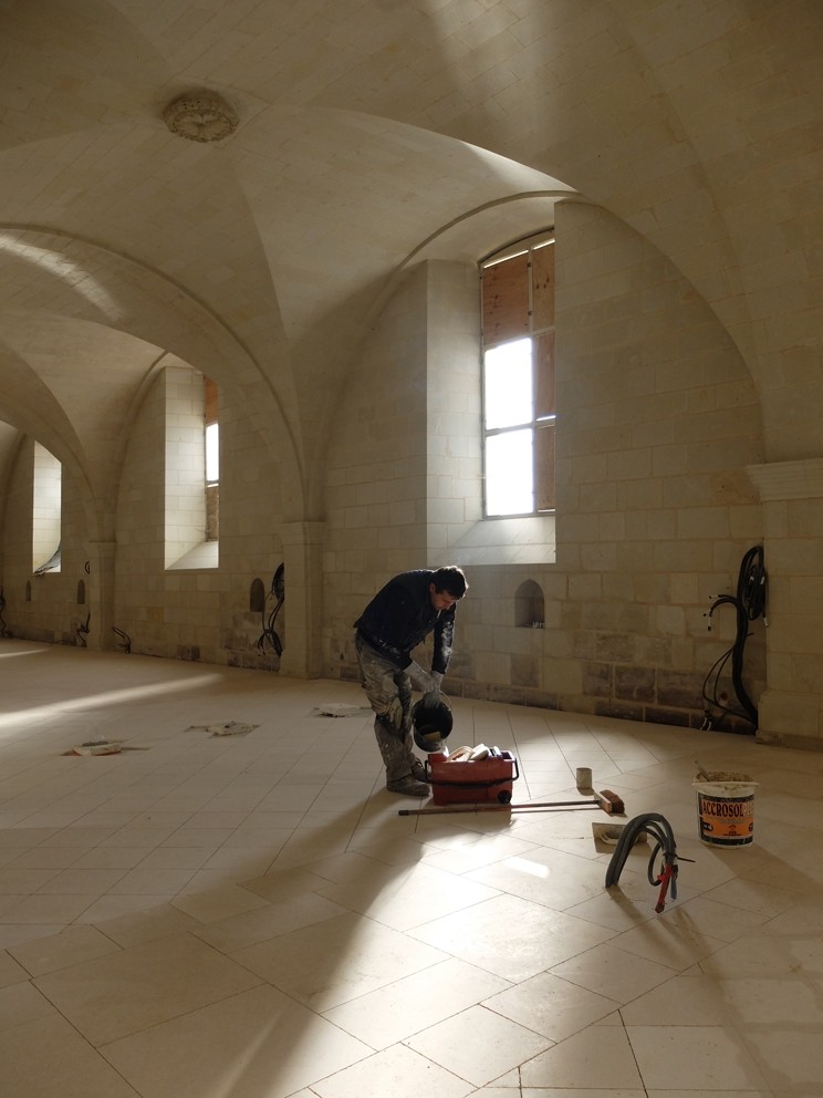 Abbaye de Fontevraud - Chantier © David Darrault