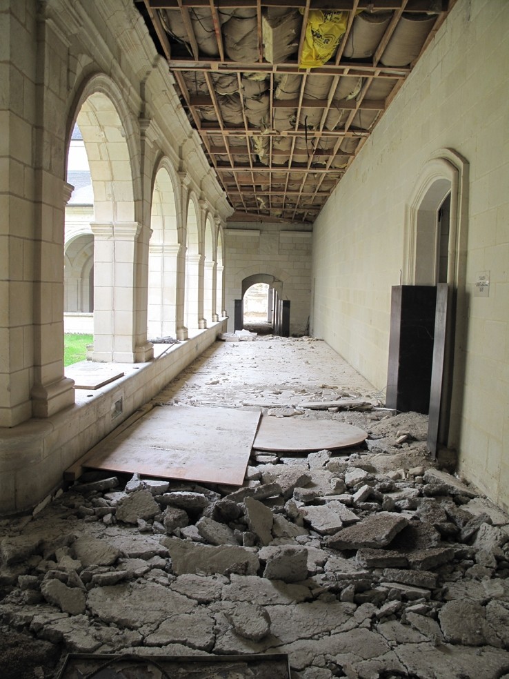 Abbaye de Fontevraud - Chantier © David Darrault