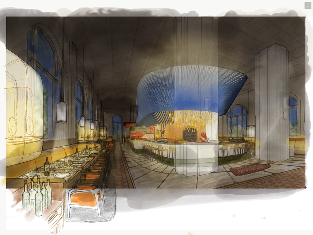 Osteria BBR by Alain Ducasse - Raffles - Jouin Manku  © Jouin Manku