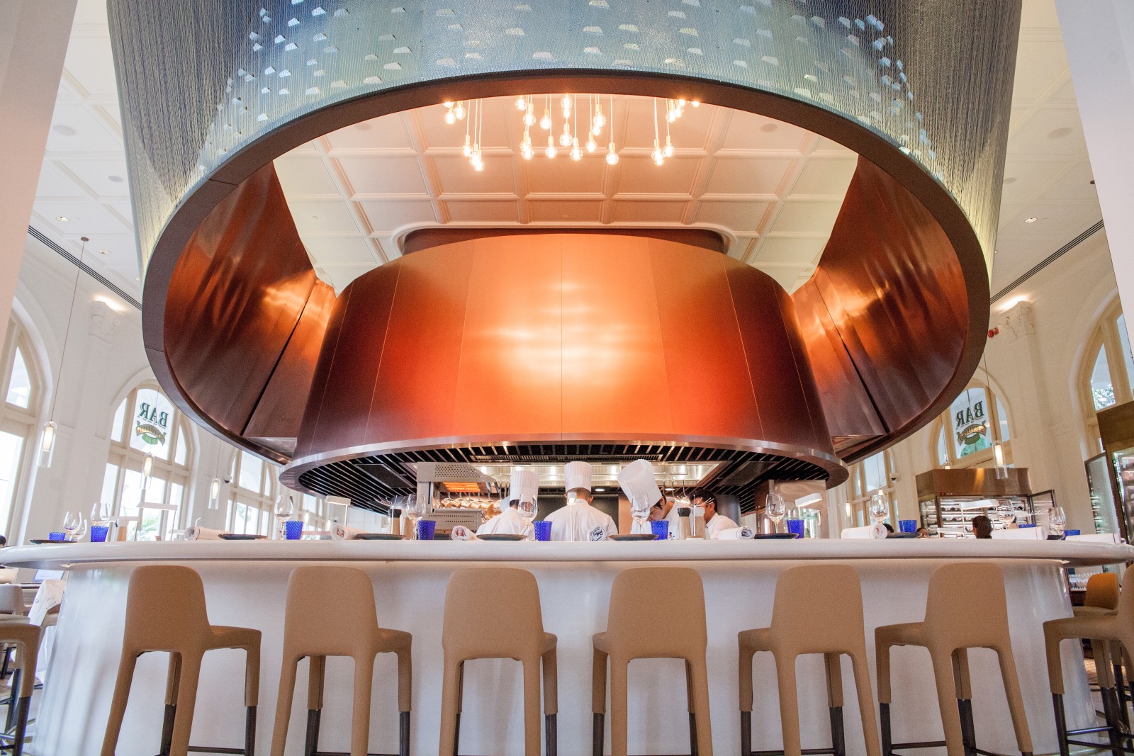 Osteria BBR by Alain Ducasse, Jouin Manku © Raffles Singapour