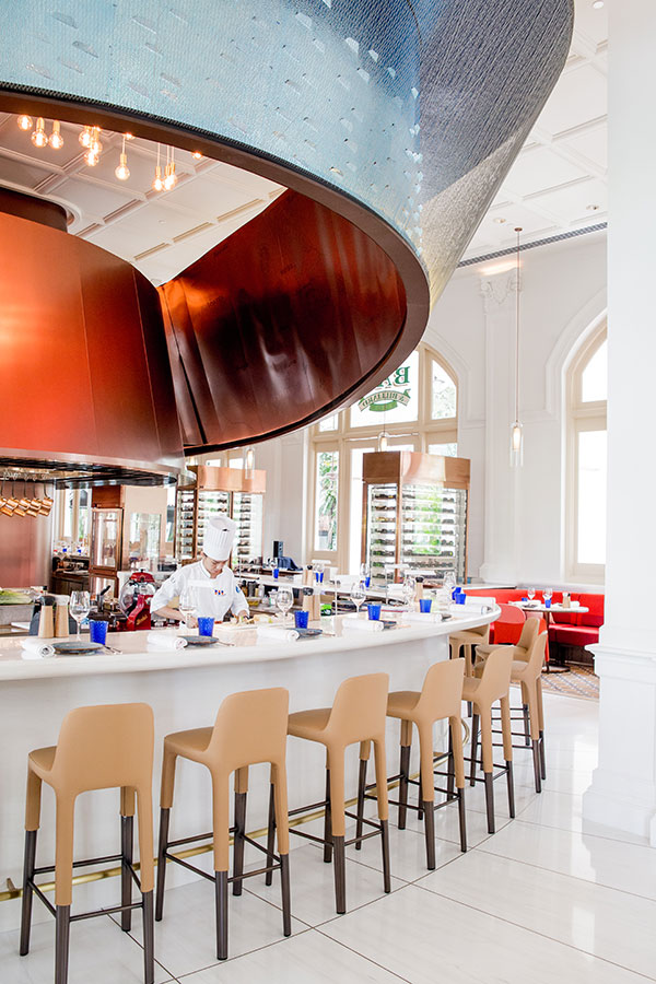 Osteria BBR by Alain Ducasse - Raffles - Jouin Manku  © Raffles Singapour