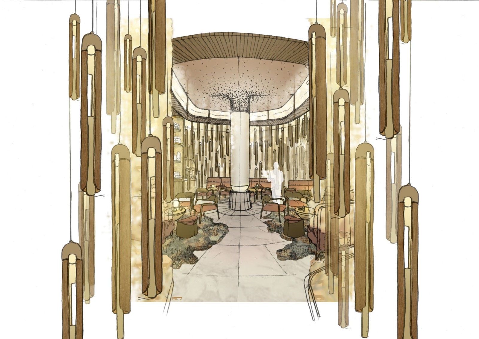 Blue by Alain Ducasse, Jouin Manku © Jouin Manku