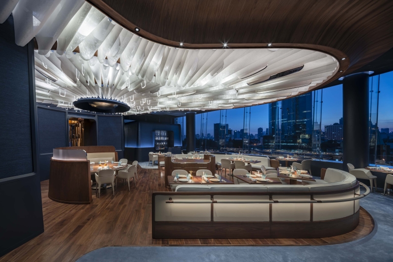 Blue by Alain Ducasse, Jouin Manku © Pierre Monetta