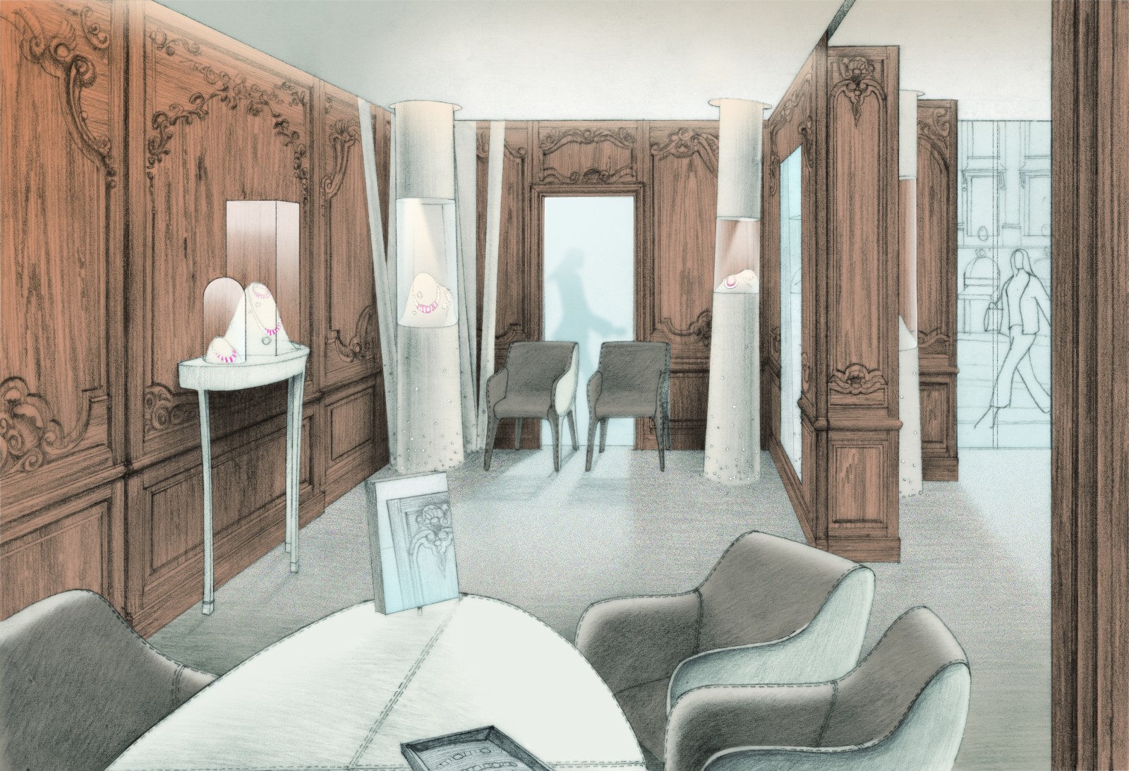 Van Cleef & Arpels Seoul Maison © Studio Jouin Manku