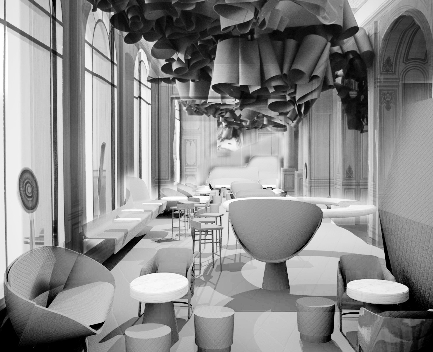 Bar Plaza Athénée - Jouin Manku