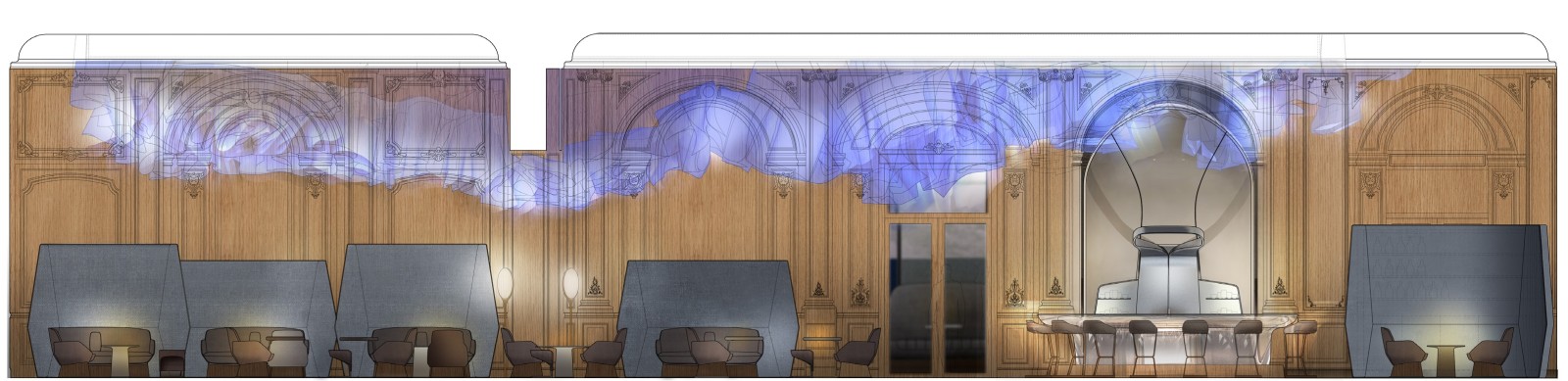 Bar Plaza Athénée - Jouin Manku