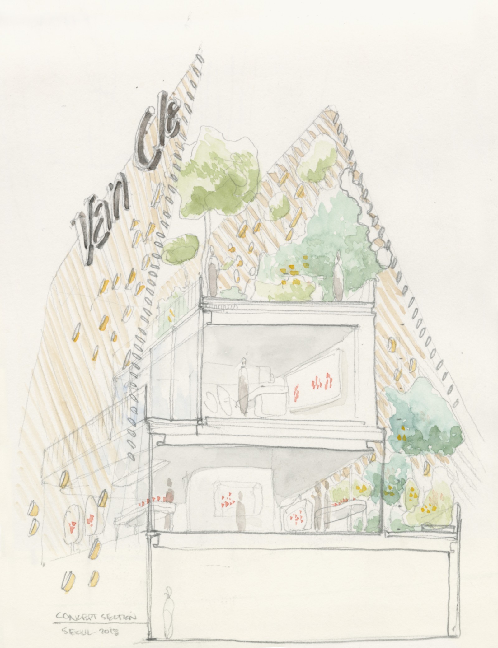 Van Cleef & Arpels Seoul Maison © Jouin Manku