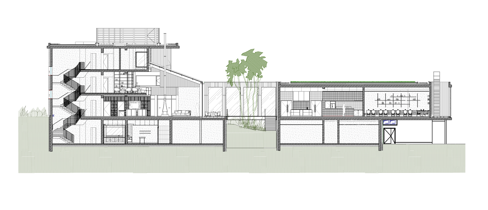 Elévation Patio 1 © Jouin Manku - SLA