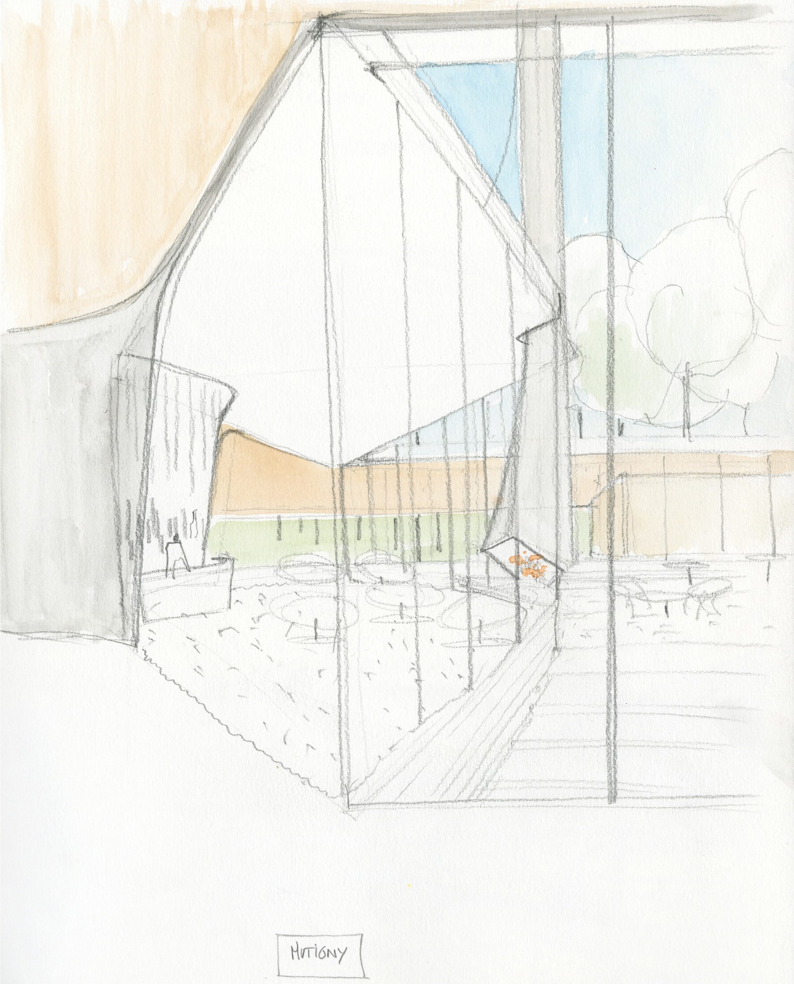 Croquis Mutigny Resort Hotel © Jouin Manku