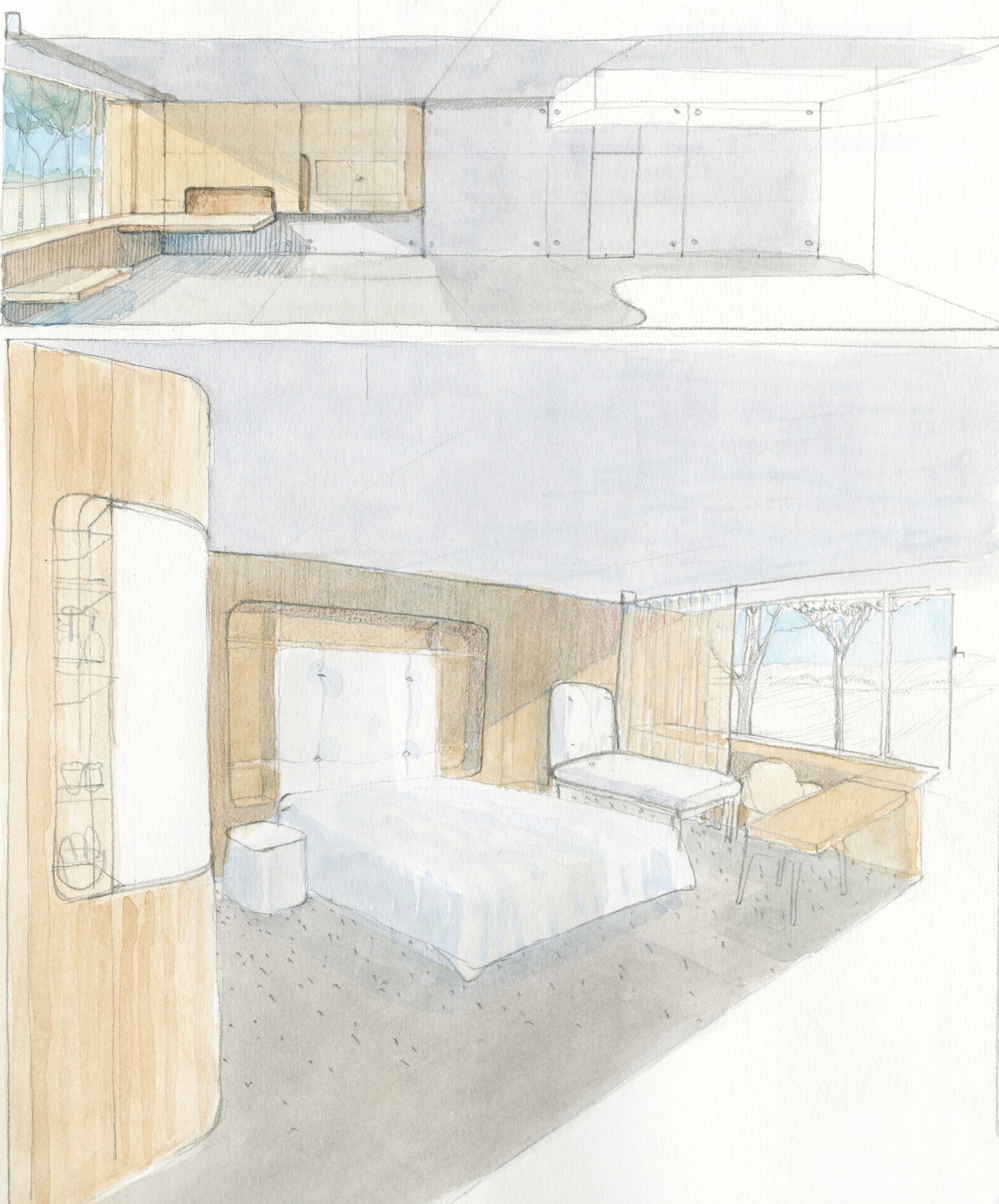 Croquis Mutigny Resort Hotel © Jouin Manku