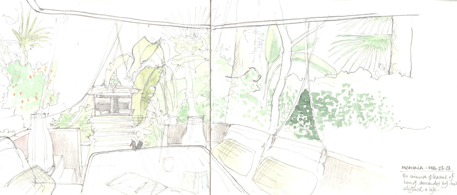 Croquis Sanjit, La Mamounia - Jouin Manku